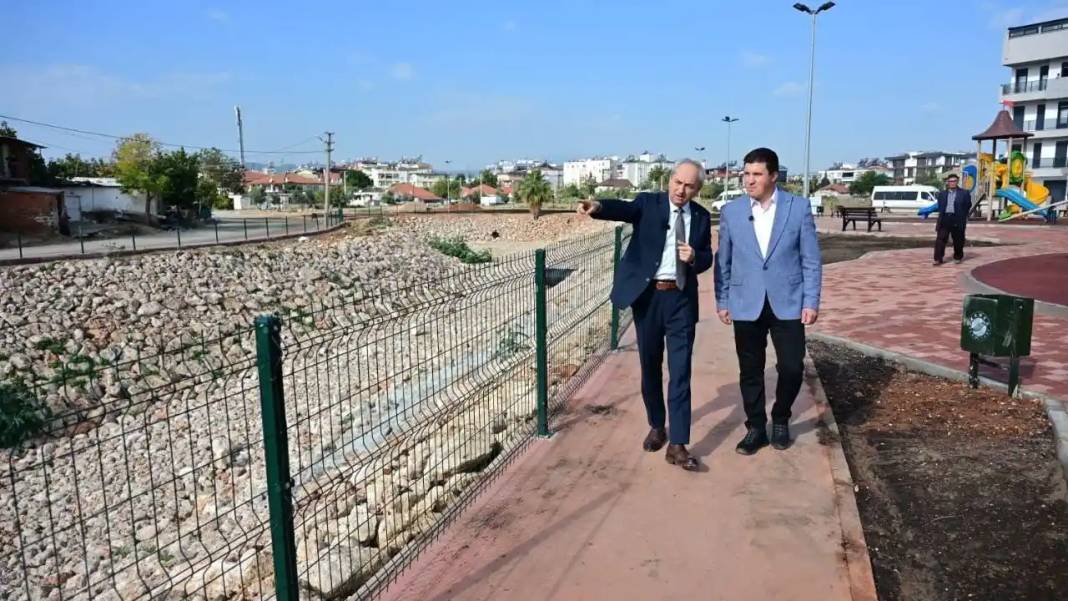 Kepez’de Drenaj Hattı Modern Yaşam Alanına Dönüştü! 3